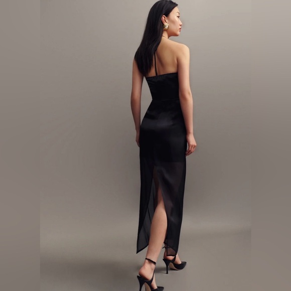 NWT REFORMATION Cana Maxi Dress Black Size 6 NEW - Picture 7 of 11